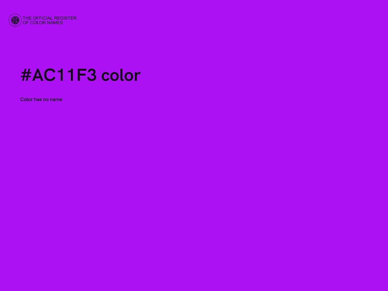 #AC11F3 color image