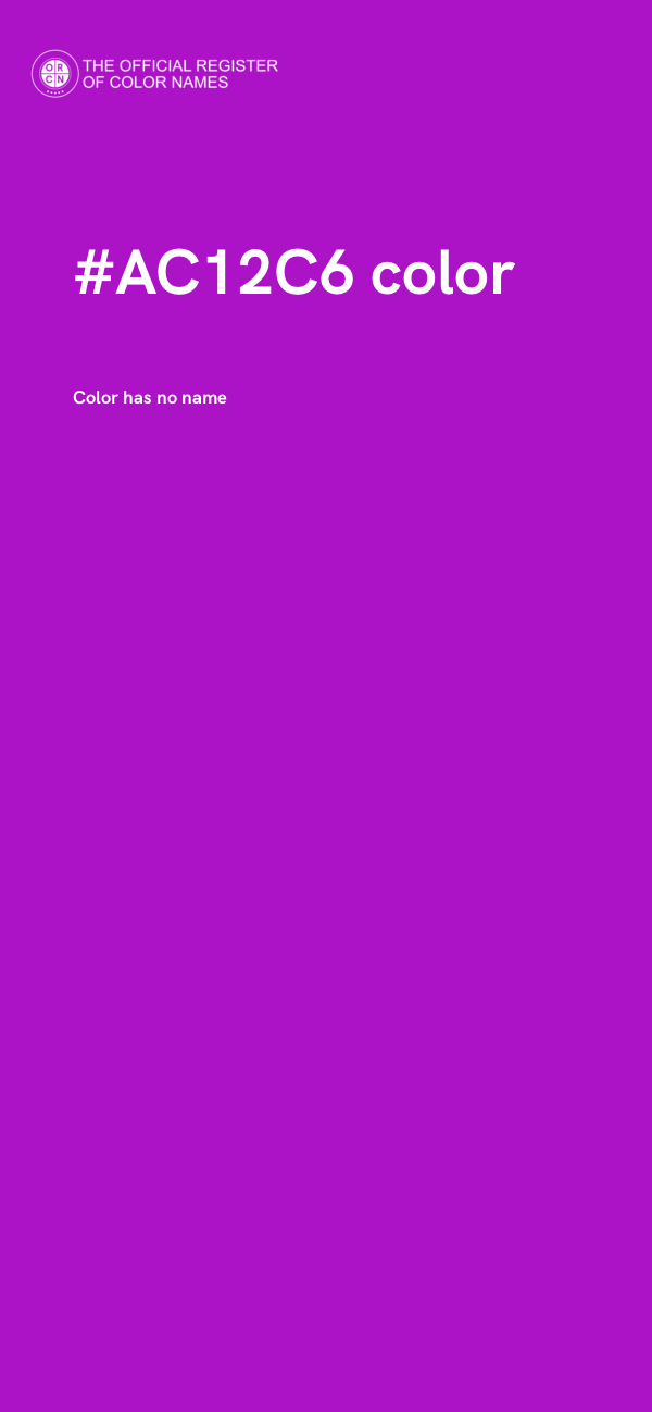 #AC12C6 color image
