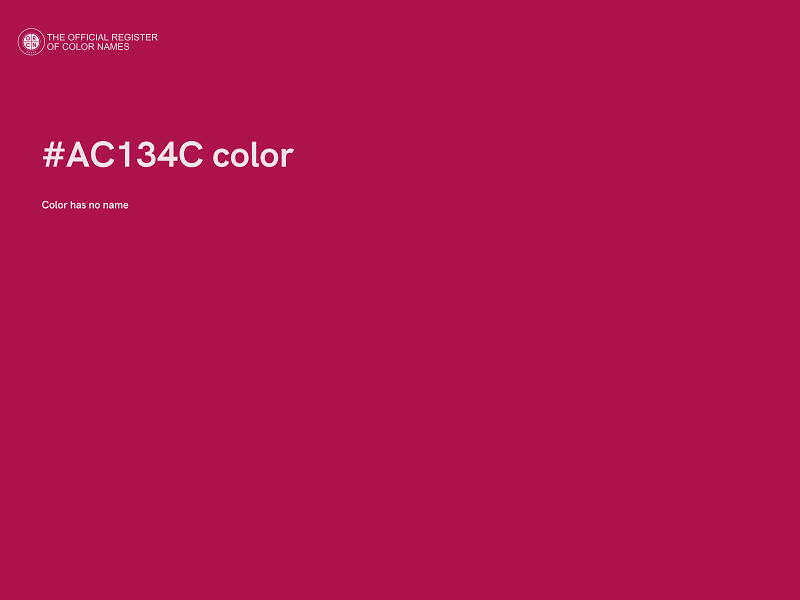 #AC134C color image