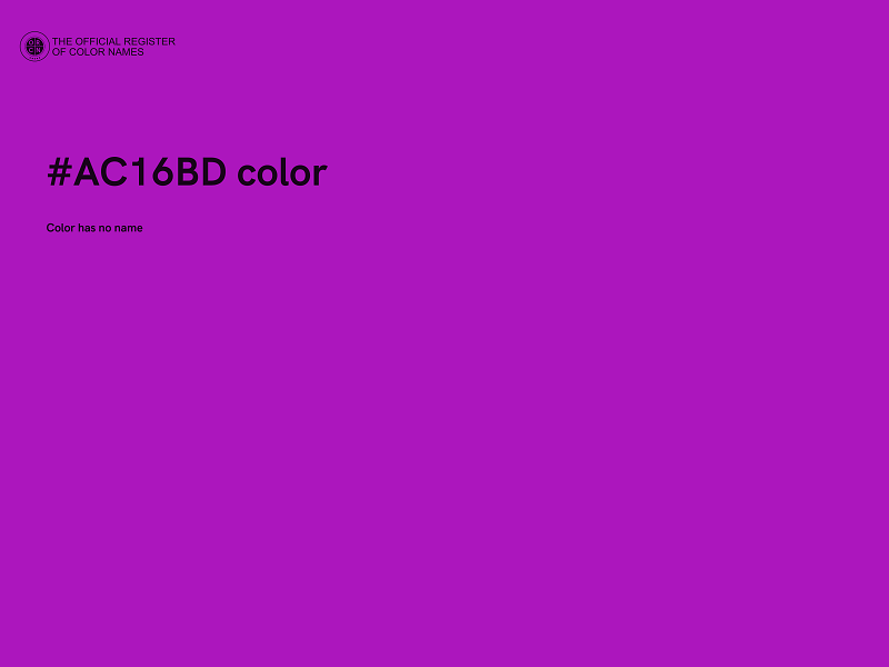 #AC16BD color image