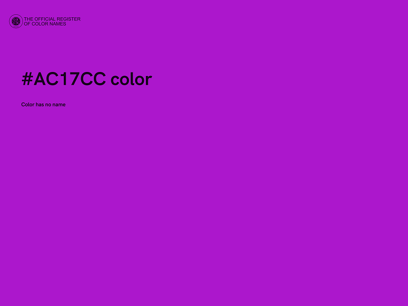 #AC17CC color image