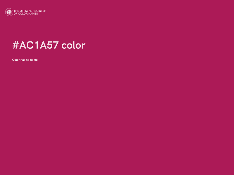#AC1A57 color image