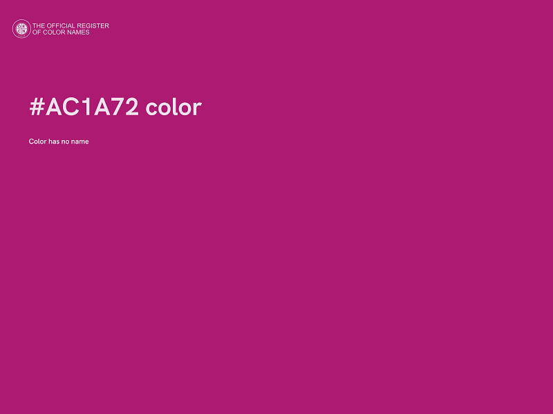 #AC1A72 color image