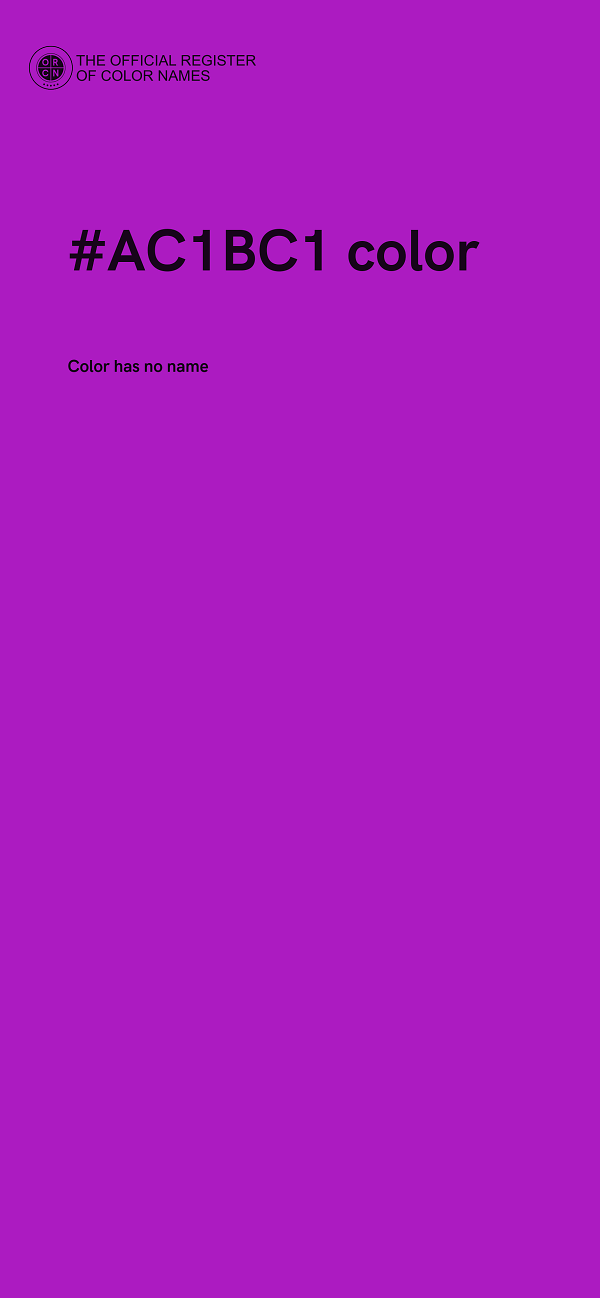#AC1BC1 color image