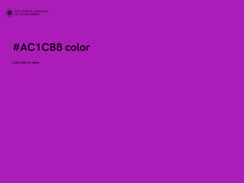 #AC1CB8 color image