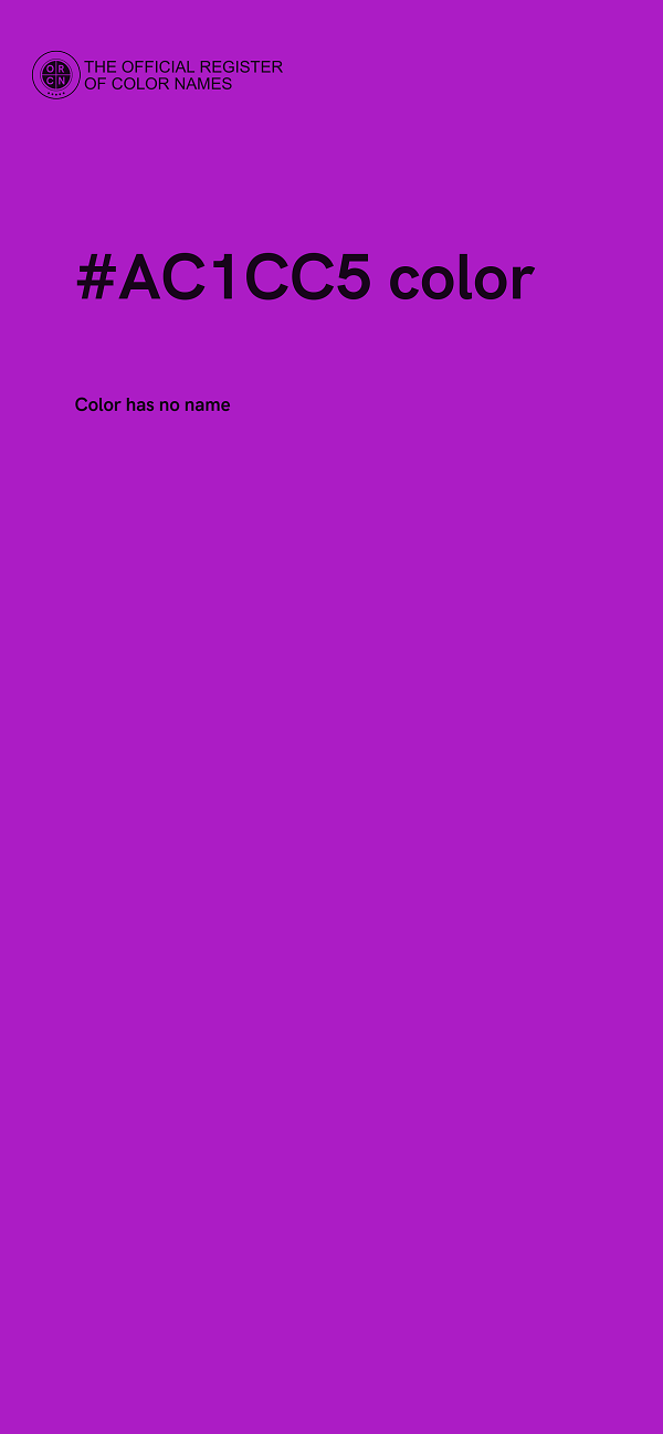 #AC1CC5 color image
