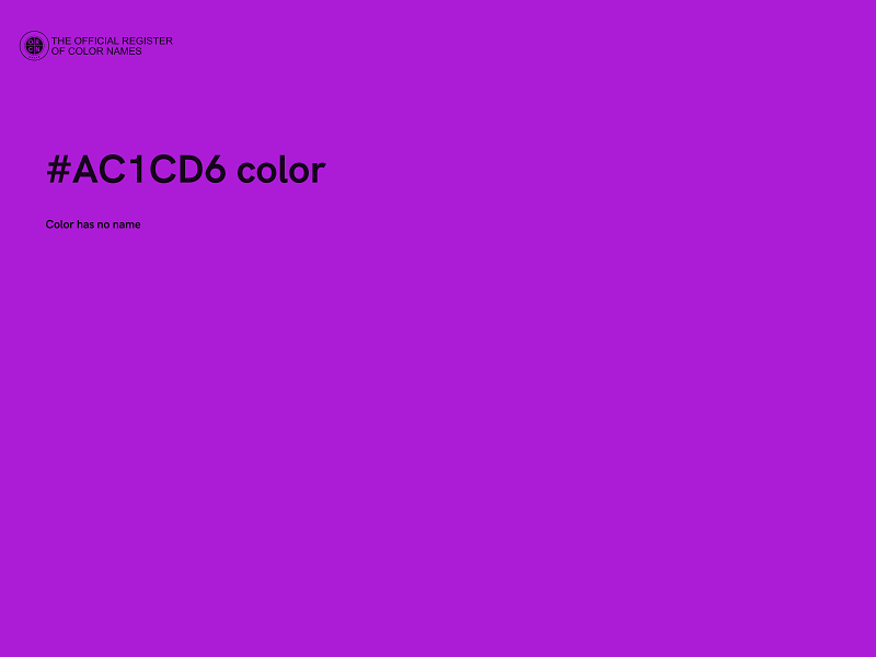 #AC1CD6 color image
