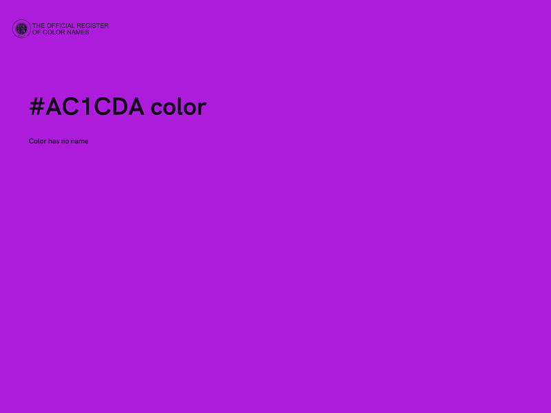 #AC1CDA color image