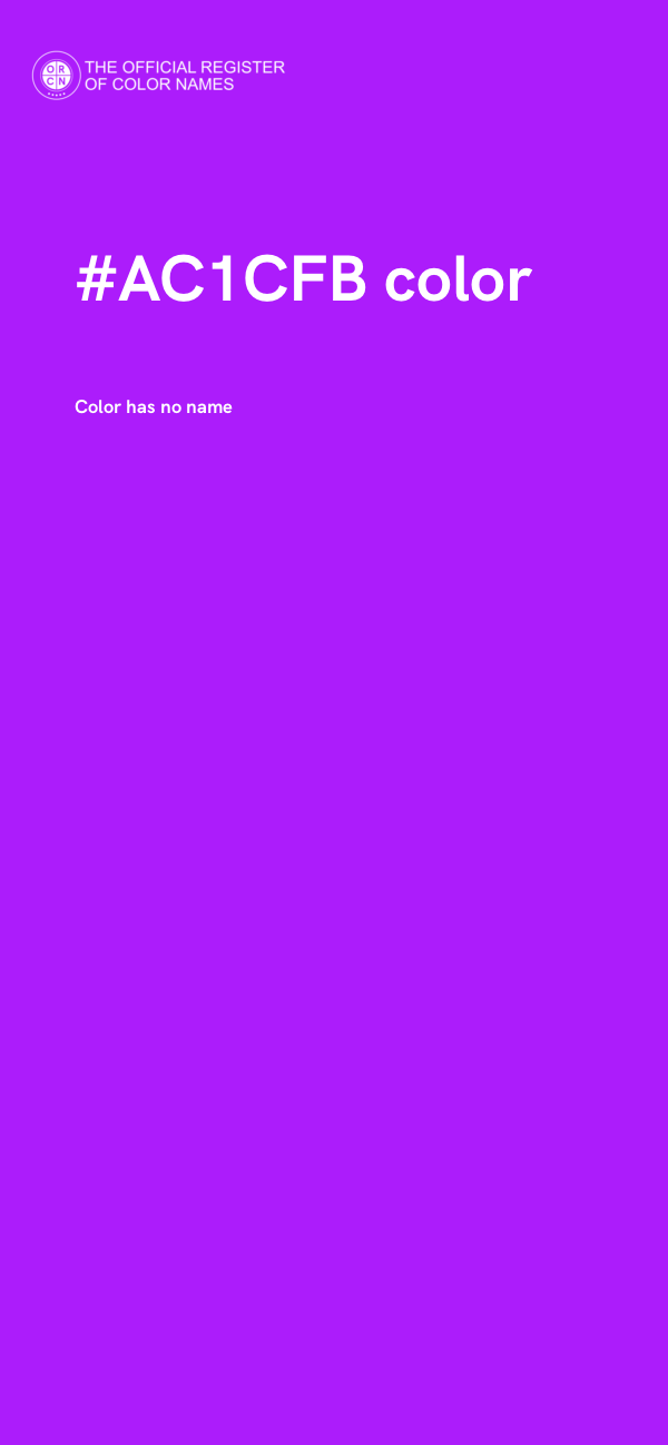 #AC1CFB color image