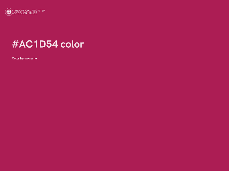 #AC1D54 color image