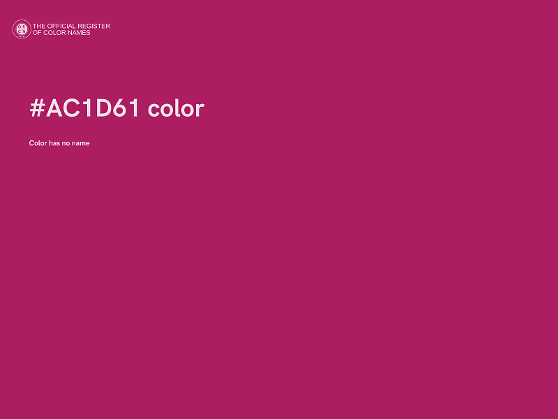 #AC1D61 color image