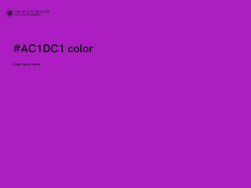 #AC1DC1 color image