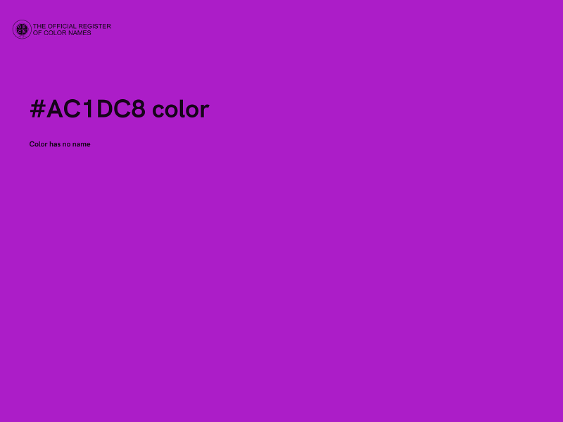 #AC1DC8 color image