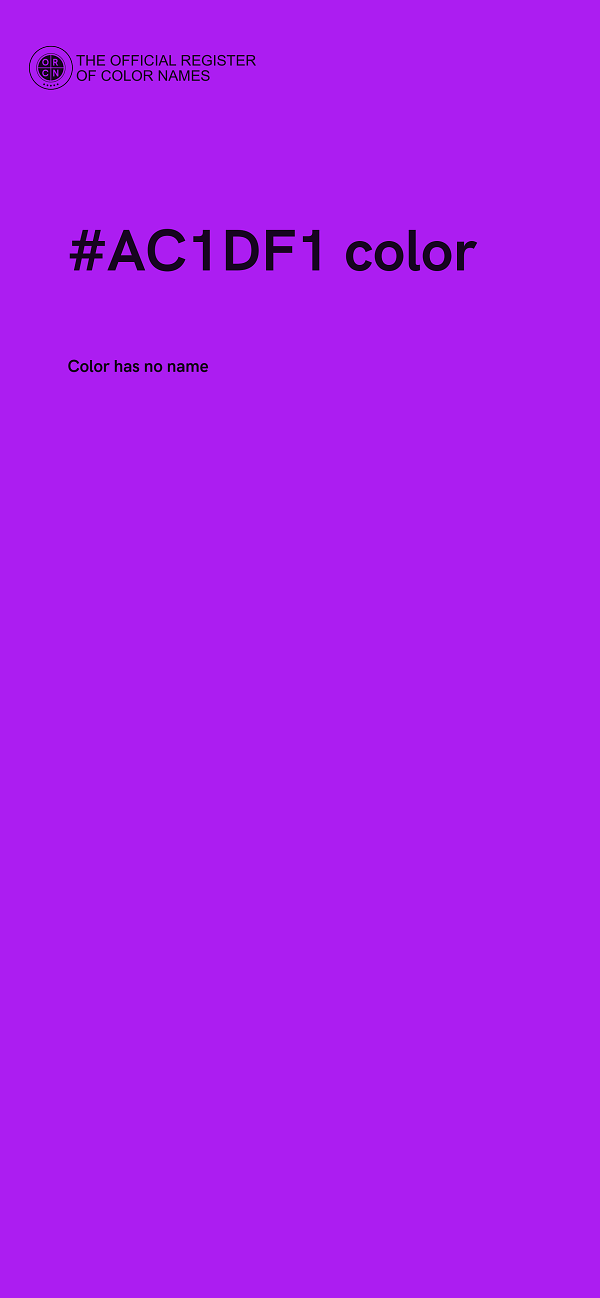 #AC1DF1 color image