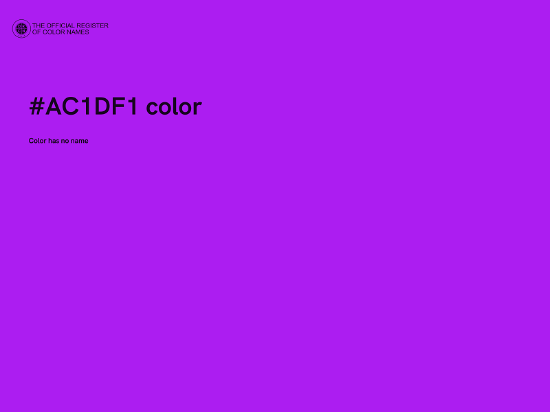#AC1DF1 color image