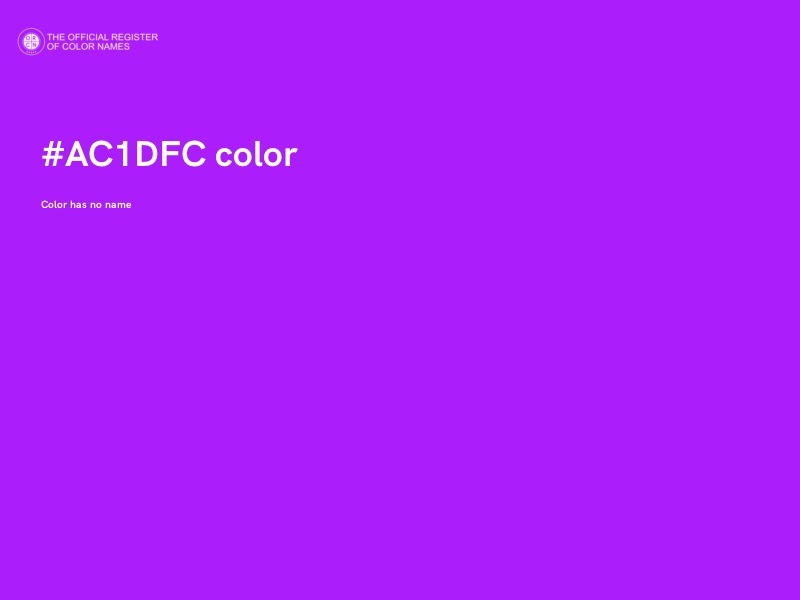 #AC1DFC color image