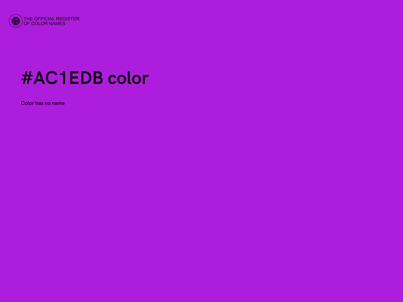 #AC1EDB color image