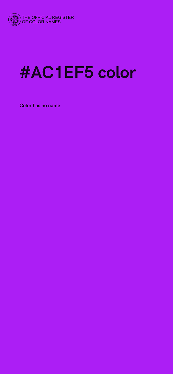 #AC1EF5 color image