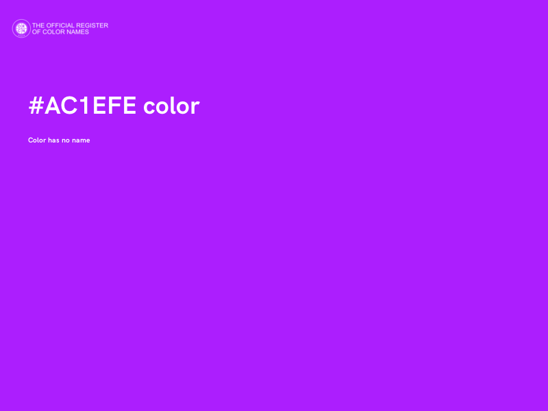 #AC1EFE color image