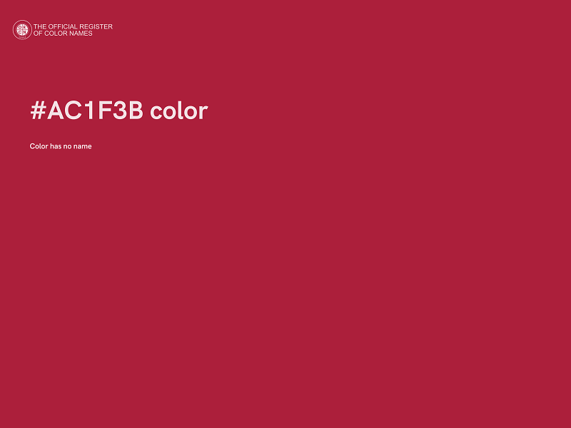 #AC1F3B color image