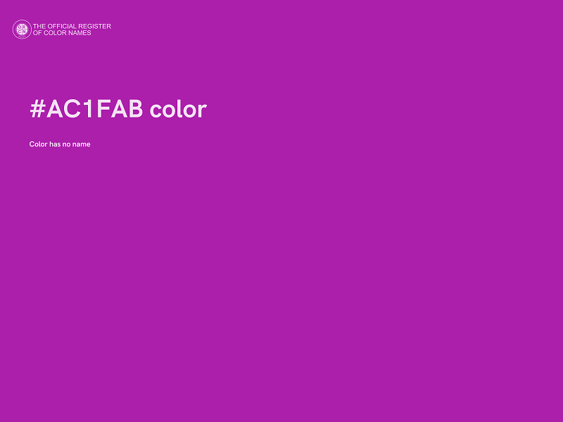 #AC1FAB color image
