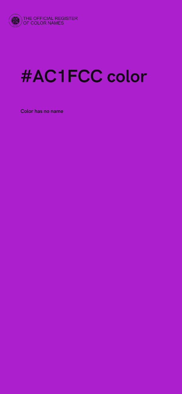 #AC1FCC color image