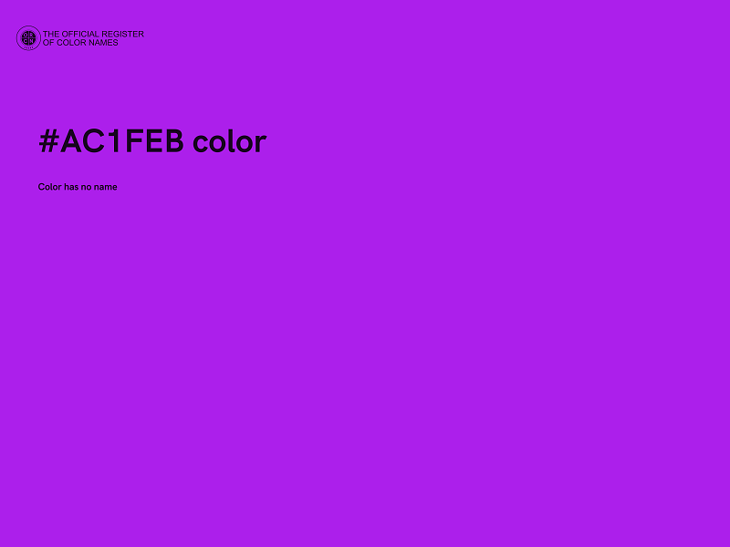 #AC1FEB color image