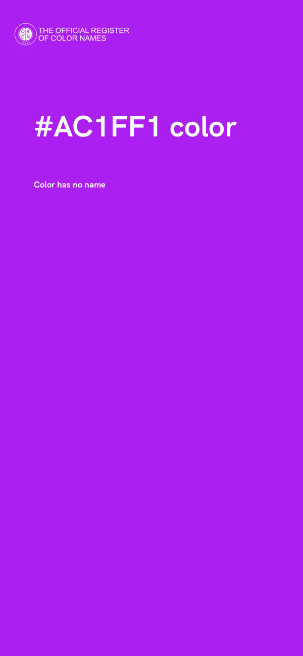 #AC1FF1 color image