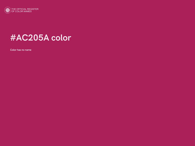 #AC205A color image