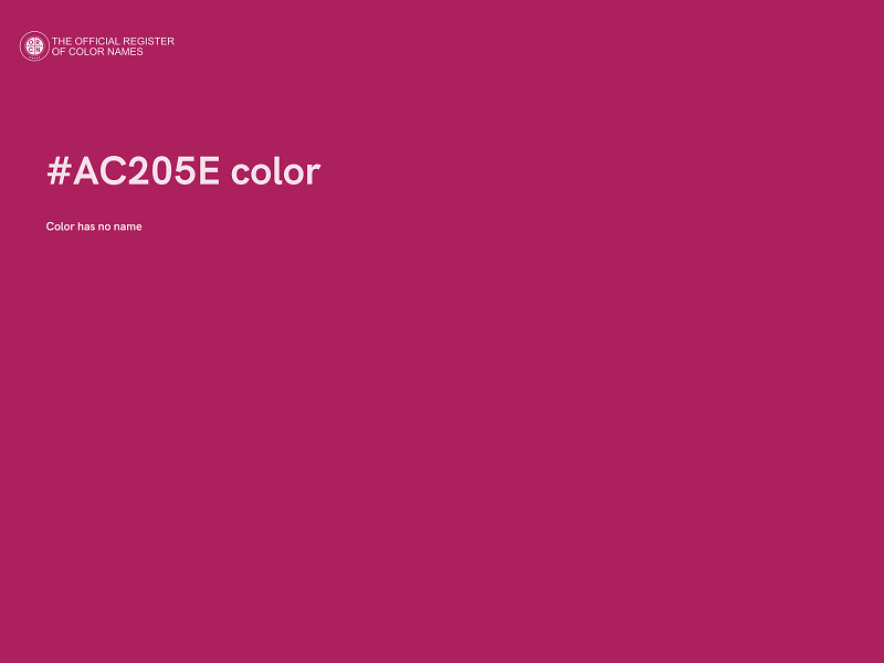 #AC205E color image