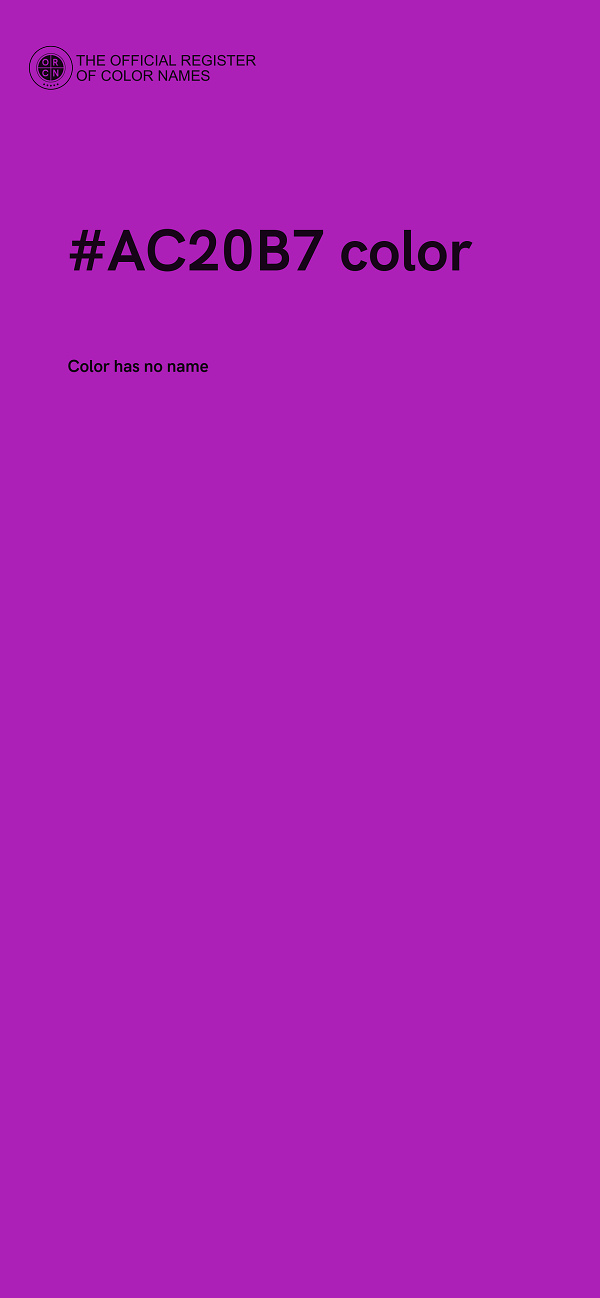 #AC20B7 color image