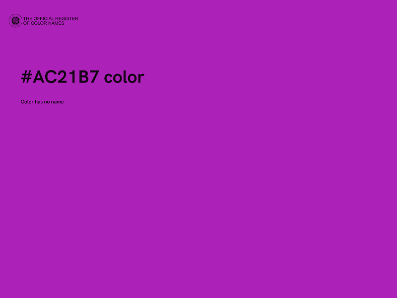 #AC21B7 color image