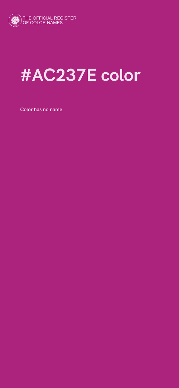 #AC237E color image