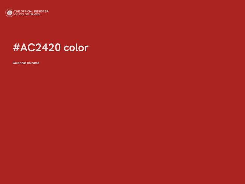 #AC2420 color image