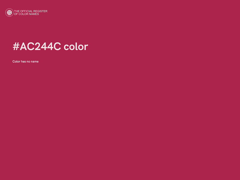 #AC244C color image