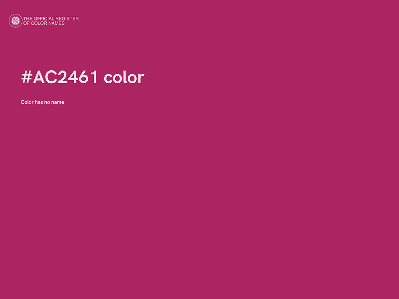 #AC2461 color image