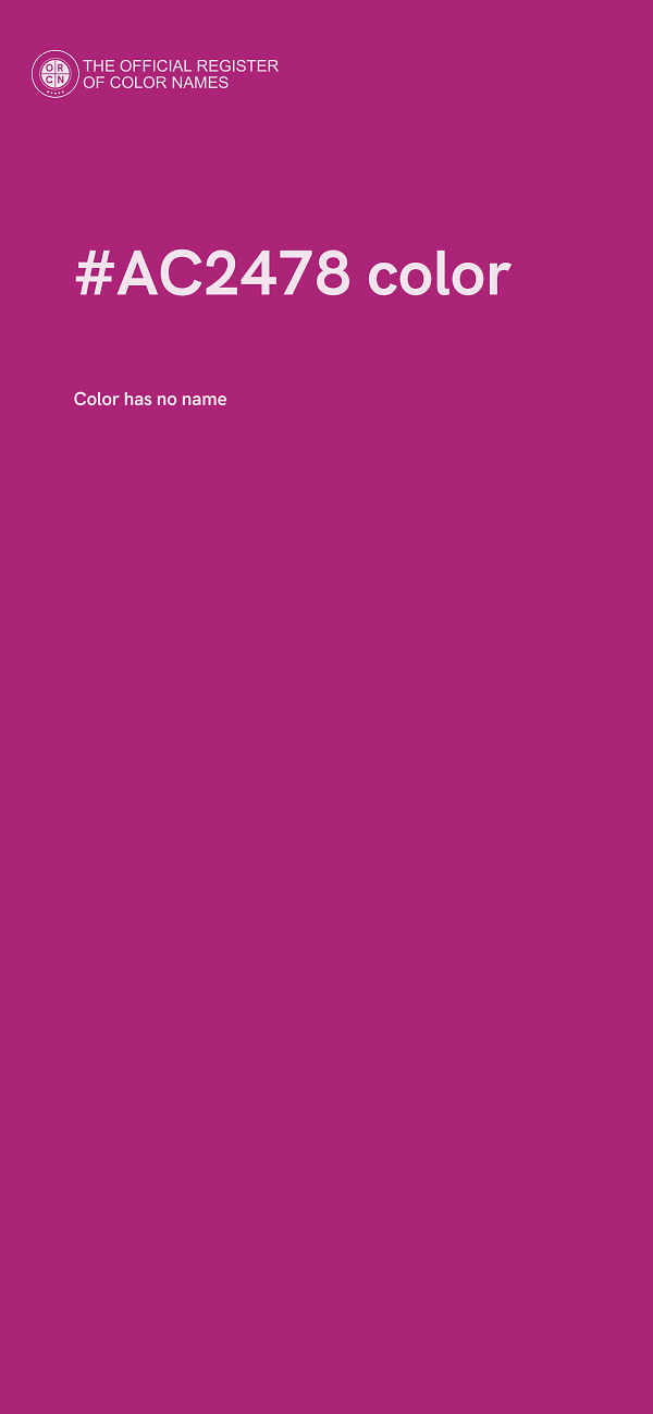 #AC2478 color image