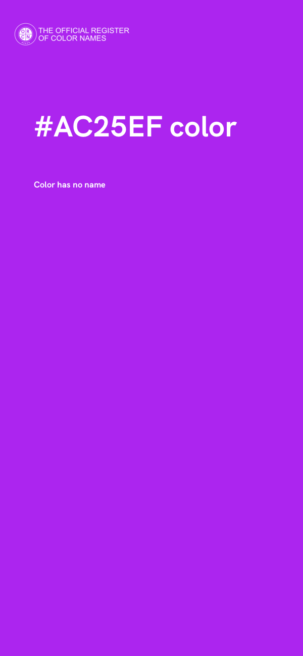 #AC25EF color image