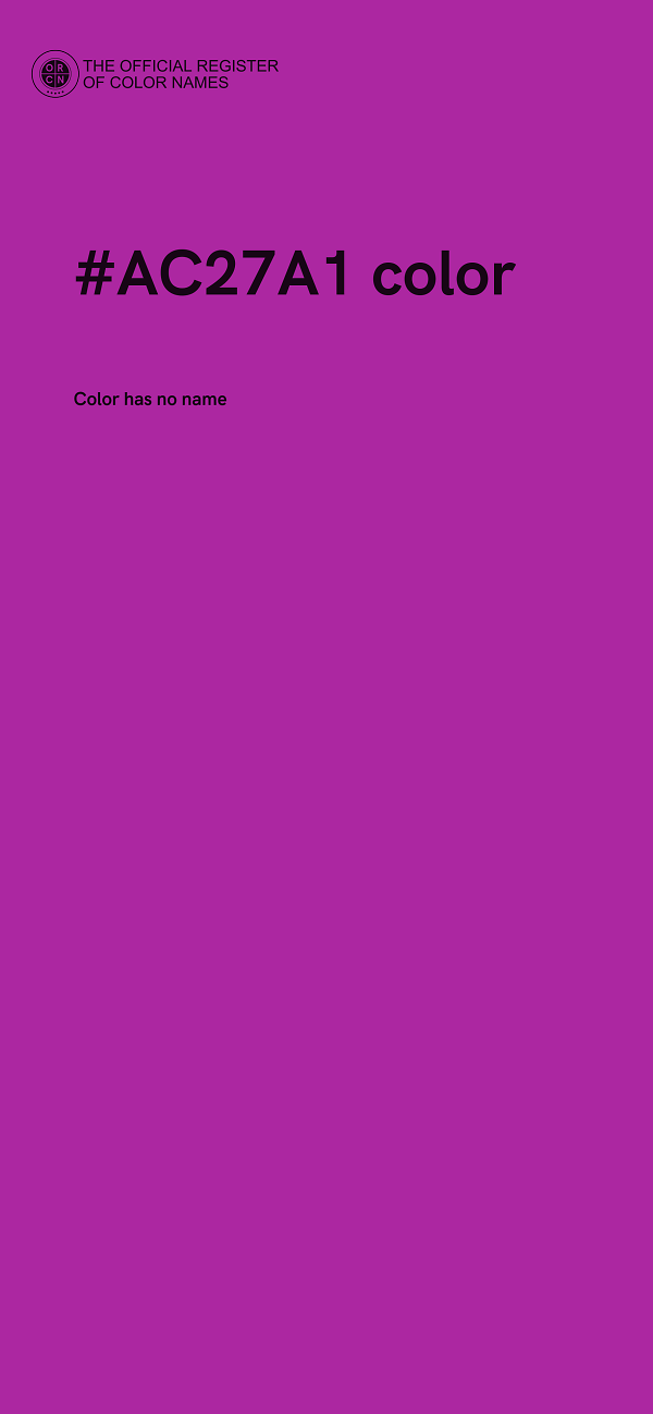 #AC27A1 color image