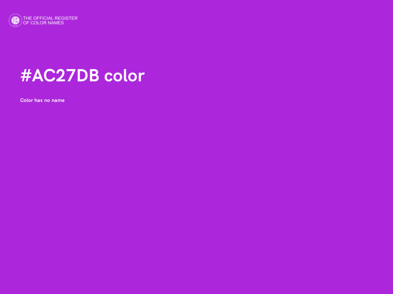 #AC27DB color image