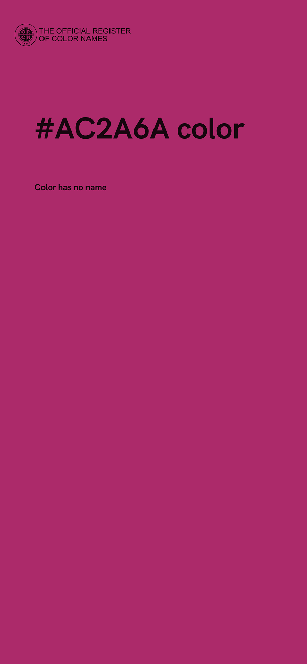 #AC2A6A color image