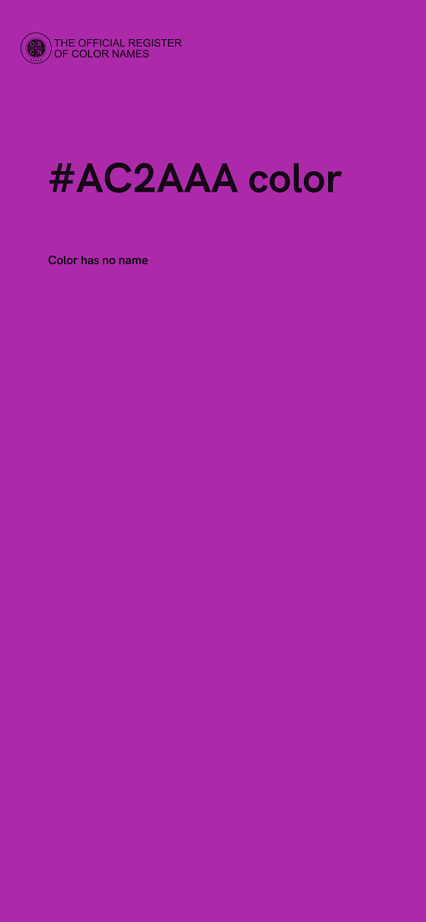 #AC2AAA color image