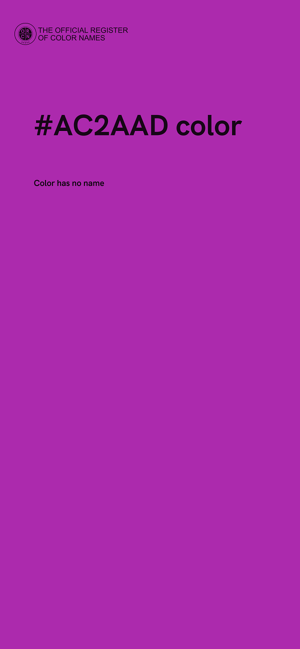 #AC2AAD color image