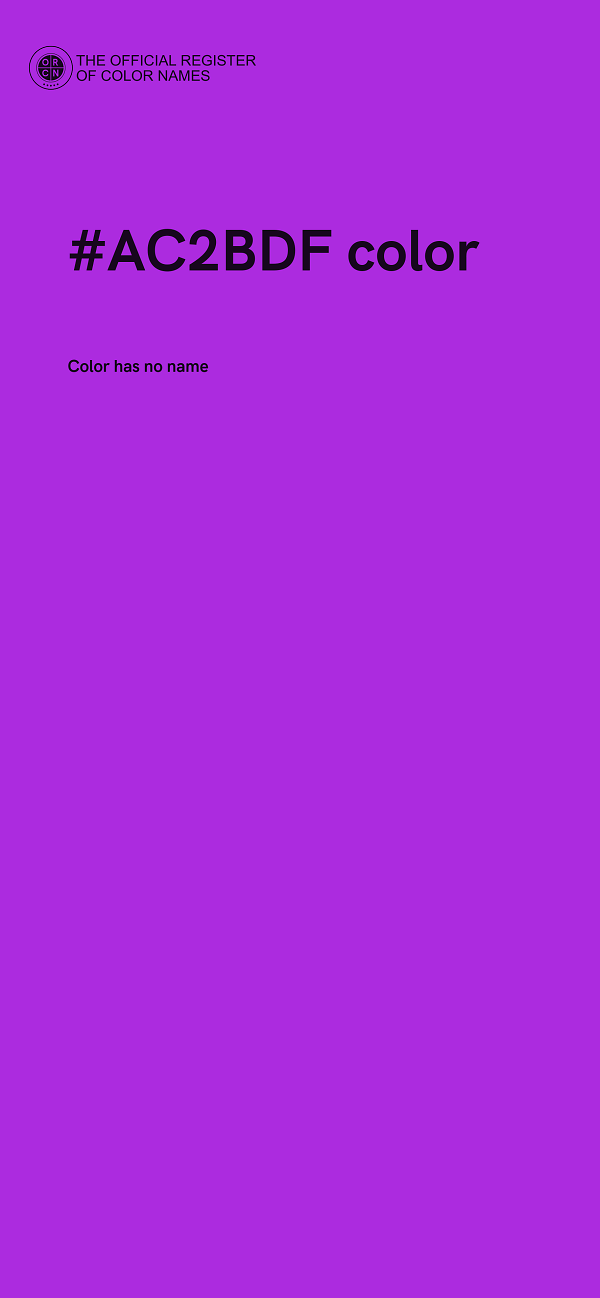 #AC2BDF color image