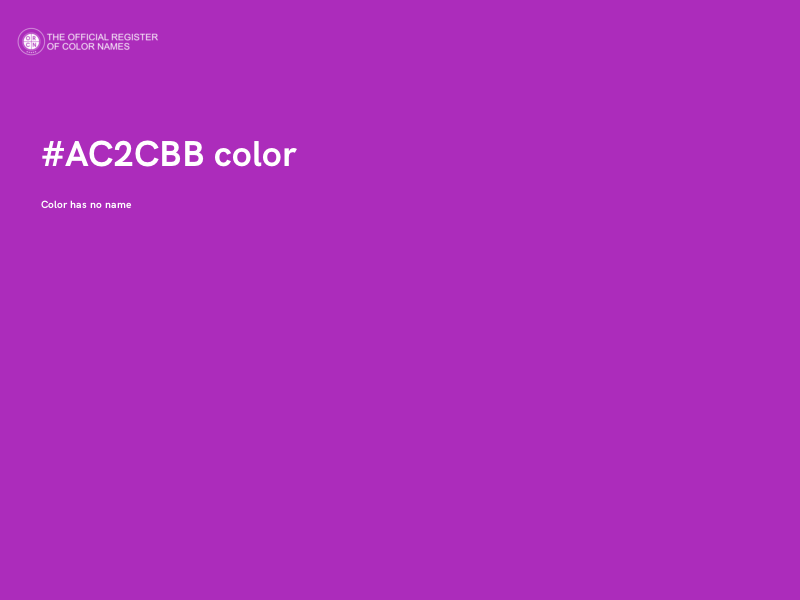 #AC2CBB color image