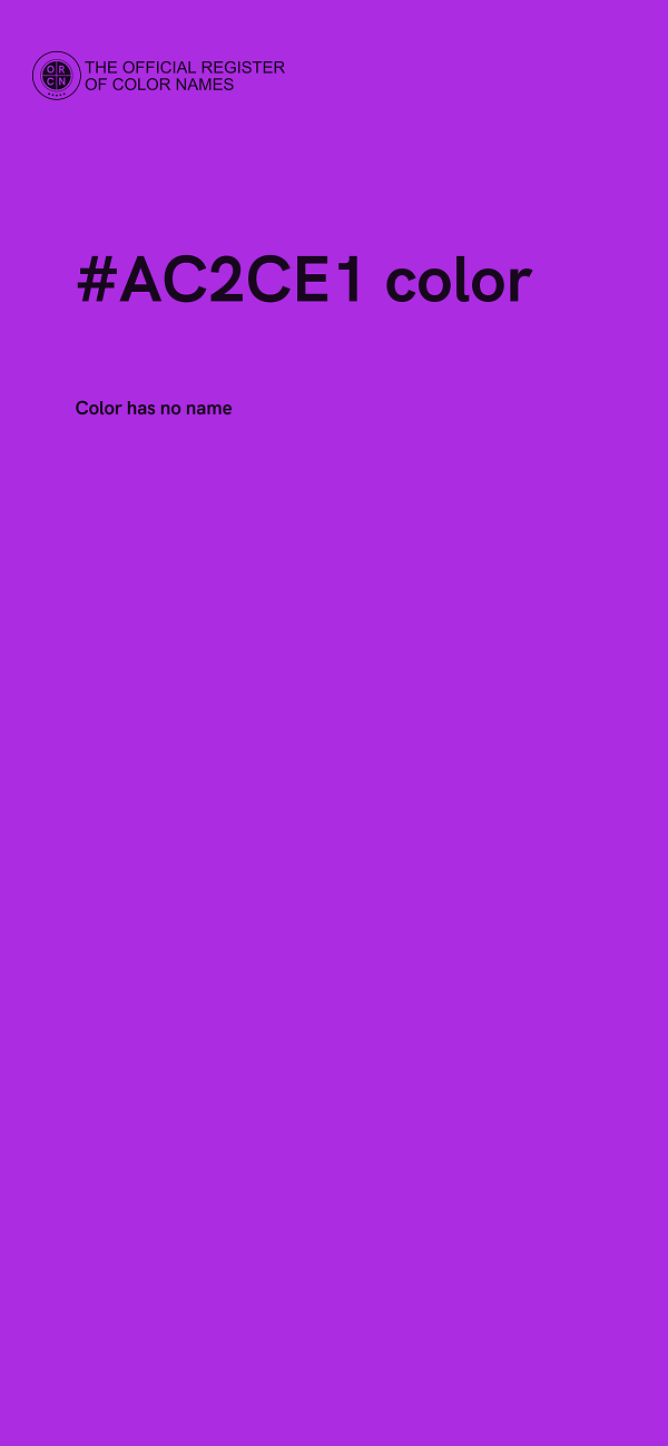 #AC2CE1 color image