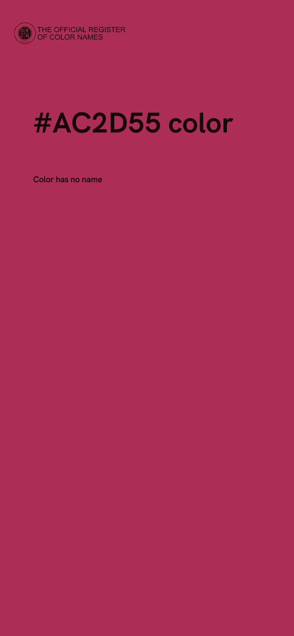 #AC2D55 color image