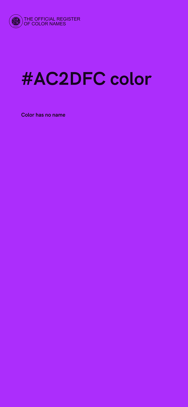 #AC2DFC color image