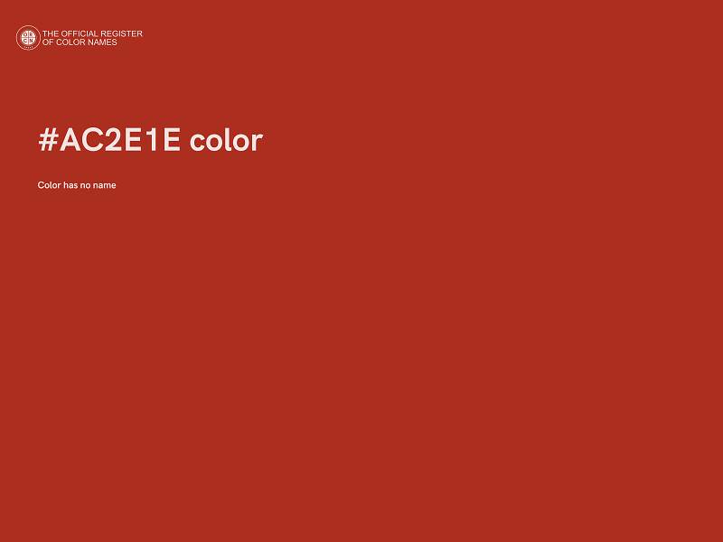 #AC2E1E color image