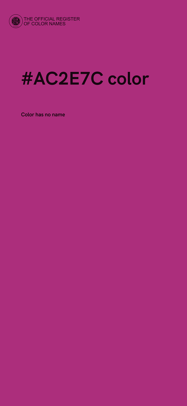 #AC2E7C color image